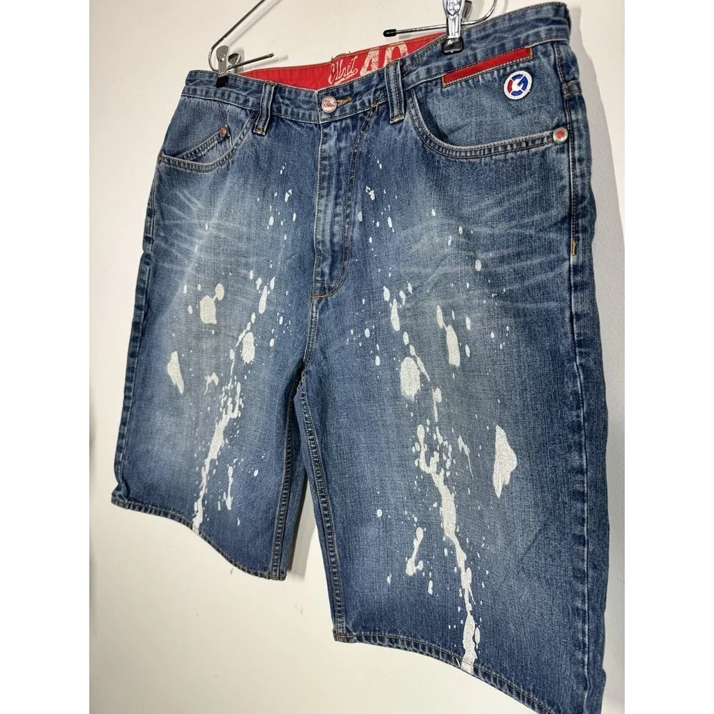 VTG G-Unit Denim Jean Shorts Jorts Men's 40 Wide Leg Baggy Streetwear Hip Hop‎